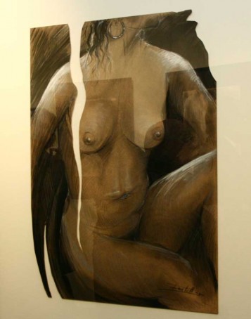 Desnudo, obra Pepe Castells