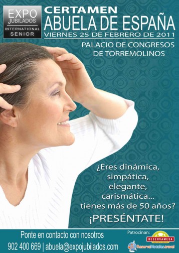 Cartel Certamen Abuela de EspaÃ±a 2011