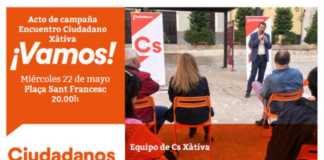 Convocatoria de Ciudadanos (Cs) Xàtiva