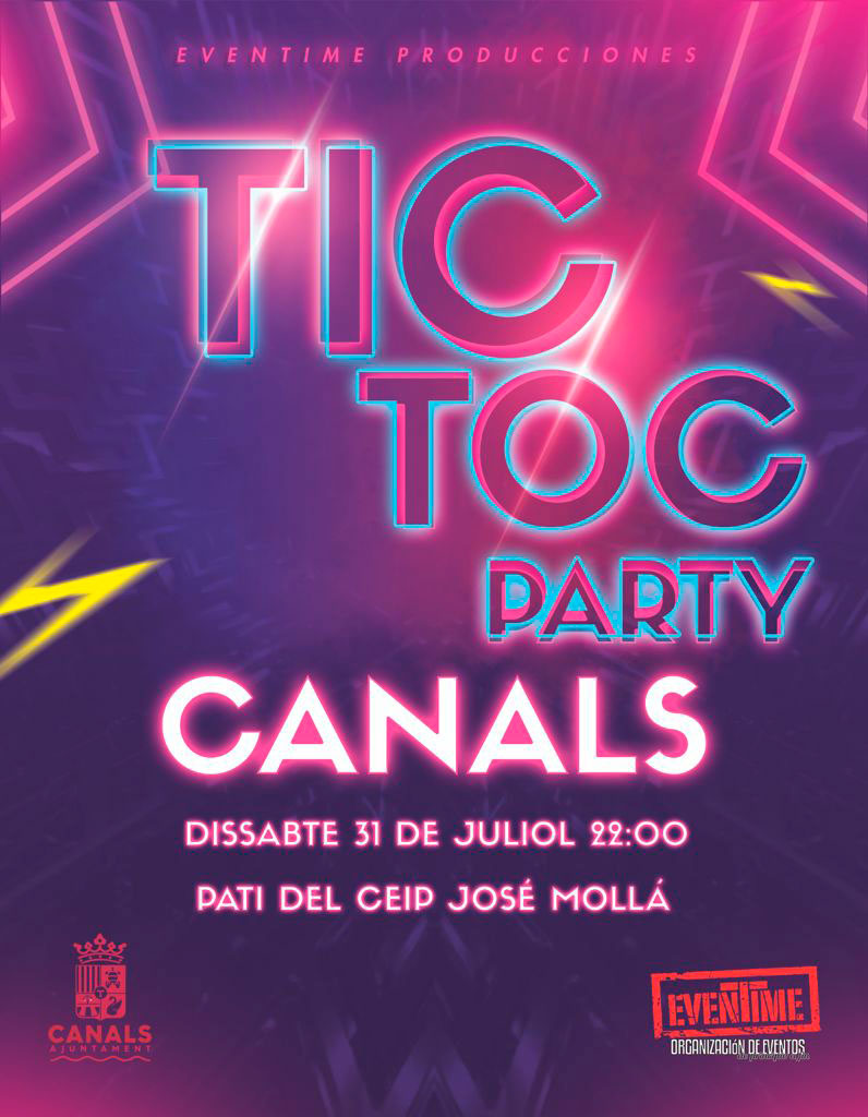 L'espectacle “Tic Toc Party” arriba aquest dissabte a Canals Portal