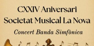 La Societat Musical La Nova de Xàtiva celebra el seu CXXIV Aniversari amb dos grans concerts