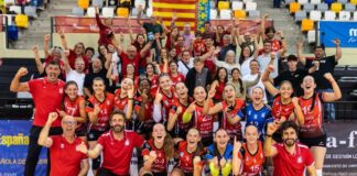 Xàtiva torna a regnar al voleibol femení de base amb el títol de campiones d’Espanya
