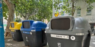 Xàtiva inicia el canvi dels contenidors de la fracció resta