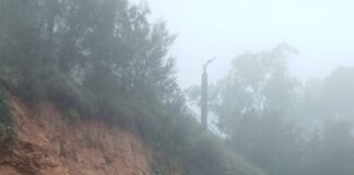 El castell de Xàtiva tanca hui al públic per una solsida en la carretera d’accés