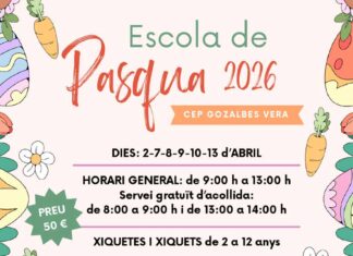 Xàtiva torna a oferir l’Escola de Pasqua per a facilitar la conciliació durant les vacances