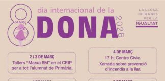 La Llosa de Ranes desplega una programació del 8M amb tallers, xarrades i lectura del manifest