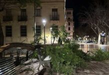 Un segon episodi de fort vent en pocs dies deixa noves incidències a Xàtiva