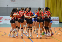 L’AHORA Vóley Xàtiva es desquita contra l’AVG Almeria i suma un triomf de tres punts